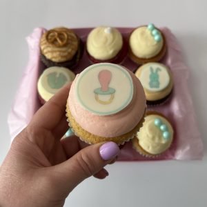 Baby Girl cupcakes box